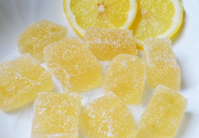 Домашний лимонный мармелад