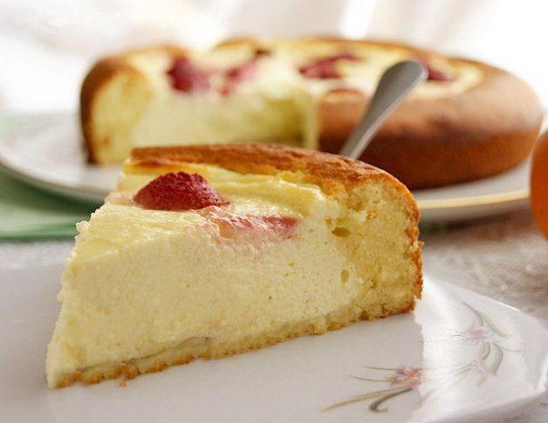 Открытый пирог с творогом - Вкусный дом - пошаговые рецепты с фото