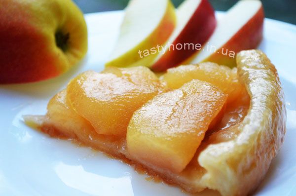 Пирог тарт татен с яблоками