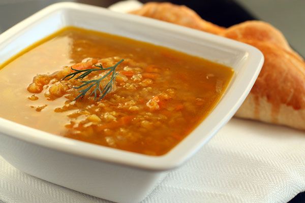 Факес - суп из чечевицы