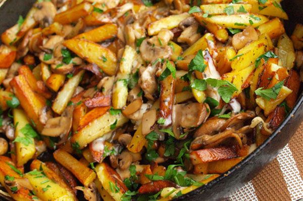 Жареная картошка - 10 вкусных рецептов!
